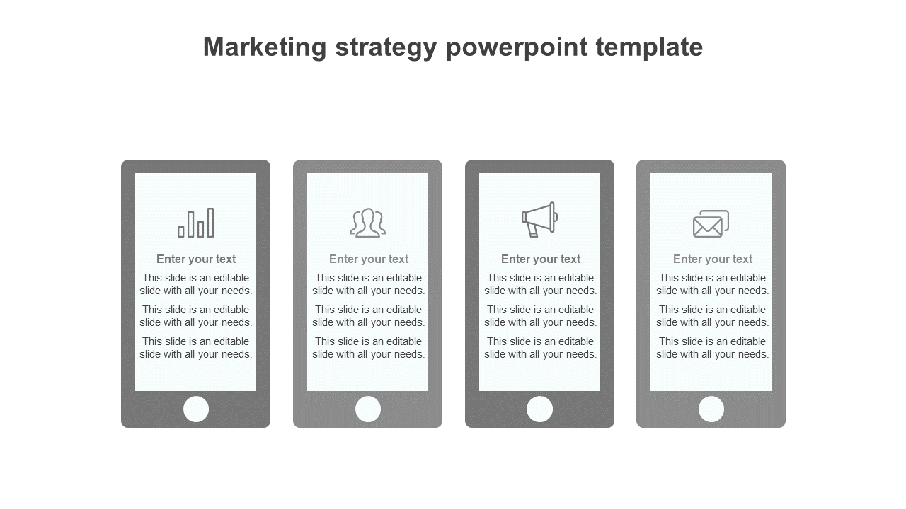 Free - Free Marketing Strategy PowerPoint Template Slides